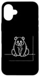 Coque pour iPhone 16 Plus Panda géant ours ligne art mammifère art zoologiste