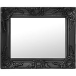 Prolenta Premium - Furniture Limited - Miroir mural style baroque 50x40 cm noir