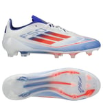 adidas F50 Elite FG Advancement - Vit/Röd/Lucid Blue - Gräs (FG), storlek 48