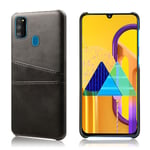 Samsung Dual Card Galaxy M30s kotelot - Musta