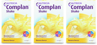 Complan Shake Banana Flavour 57g 4 Pack | Nutritional Supplement X 3