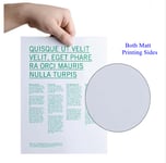 A3 Double Sides Matte Matt Inkjet Thick Photo Paper 260Gsm - 60 Sheets Uinkit