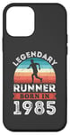 Coque pour iPhone 12 mini Legendary Runner born 1985 40e anniversaire cadeaux course