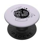 MAKE YOUR OWN MAGIC Psychic Crystal Ball Halloween Meme PopSockets Adhesive PopGrip