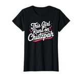 This Girl Runs on Chutzpah Jewish T-Shirt