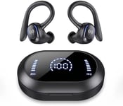 Écouteurs Sans Fil Bluetooth 5.3 Écouteurs Led Power Display Charging Box Casque Stéréo Avec Écouteurs Intra - Auriculaires Avec Microphone Hd Pour Les Jeux, Le Sport Et La Course À Pied[X1339]