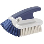 Beldray LA032791FEU7 Deep Clean Brosse à Nettoyer - poignée antidérapante en Caoutchouc, Brosse inclinée pour s'attaquer à Plusieurs Surfaces, Poils durables, idéal pour Les Joints et Les Carreaux