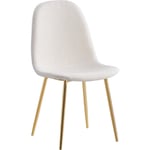 Homy France - chaise scandinave gold doudou X4 pcs