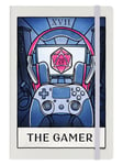 Deadly Tarot Notebook Life The Gamer A5 Hard Cover Cream 14x21cm