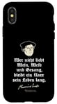 iPhone X/XS Martin Luther Quote Wine, Woman and Vocal Martin Luther Case