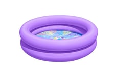 Piscinette pataugeoire gonflable ronde 2 boudins 61 x 15 cm, 2 couleurs assorties