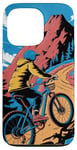 iPhone 13 Pro For Downhill Biking - Retro Mountain Bike Design Case