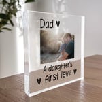 Dad Gifts From Daughter FIRST LOVE Personalised Gift For Dad Birthday Christmas