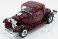 1:24 MotorMax Ford Usa Coupe Custom 1932 Red Met MOTOR-MAX MTM73251RM Modellino