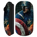 Souris Sans Fil Captain Super America Comics Noire (Maniacase)