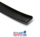 16mm 5/8" U Molding Black Moulding for Arcade Machine Cabinet Bartop 1 x meter 