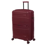 it luggage Momentous 30" Hardside Checked 8 Wheel Expandable Spinner, German Red, 30", Momentous 30" Hardside Checked 8 Wheel Expandable Spinner