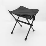 Tabouret de camping pliable avec sac de transport, support en alliage d'aluminium, randonnée, tabourets de camping pliables pour adultes