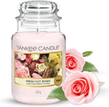 Yankee Candle Scented Candle, Fresh Cut Roses Large LARGE,