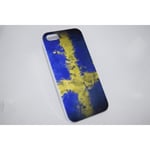 Apple Iphone 4 4S Skal Fodral Skydd Sverige Flag Blå