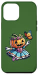 Coque pour iPhone 12 Pro Max Princesse d'Halloween mignonne et effrayante avec papillon