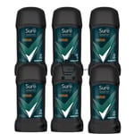 Sure Men AntiPerspirant Deodorant Stick Sensitive 72H Nonstop Protection, 6x50ml