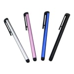 Stylus Touchpenna i Metallic Färg - 4-pack multifärg