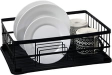 Metal Dish Drainer Drip Tray Kitchen Plate Sink Tidy Rack Storage Holder 9021