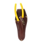 TOURBON Genuine Leather Garden Secateurs Pouch Gardening Pruning Snip Shears Holder for Belt