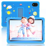 DOOGEE U10 Kid Tablette Enfants 10.1 Pouces IPS HD, Tablettes Tactiles Quad Core Android 13, avec WiFi6, 9 Go +128 Go/TF 1To, GMS, Matériau en Silicone Alimentaire, Widevine L1 (Bleu)