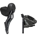 Shimano Tiagra ST-4725 Tiagra 10-speed short reach STI bled with BR-4770 calliper, right front