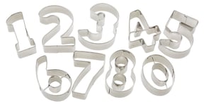 Children Number Set Cookie Pastry Cutter- Numeral for Kids (by KitchenCraft).