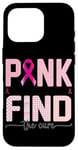 Coque pour iPhone 16 Pro Pink Spread The Hope Find The Cure