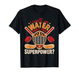 I Walk on Water Ice Hockey Lover Player Superpower Youth T-Shirt