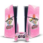 THE POWERPUFF GIRLS GRAPHICS VINYL SKIN FOR SONY PS5 SLIM DISC EDITION BUNDLE