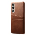 tectTech Sony Xperia 1 VI Snyggt skal med 2 kortfack, brun