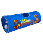 DuvoPlus Lektunnel Smurfs Jetpack 72x25x25cm 