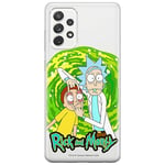 ERT GROUP Coque de téléphone Portable pour Samsung A52 5G / A52 LTE 4G / A52S 5G Original et sous Licence Officielle Rick and Morty Motif Rick & Morty 007, partiel imprimé