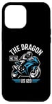Coque pour iPhone 15 Plus The Dragon 129 TN and NC USA Sport Bike Moto Design