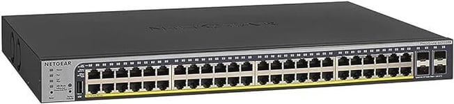 Netgear Gs752tp 52 Port Gigabit Ethernet Smart Switch With 4 Sfp Ports