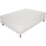 Ensemble 140x200 zen Sommier + Matelas Hauteur 20cm