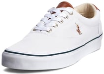 Polo Ralph Lauren Baskets Keaton Pony pour Homme, Blanc Multi PP, 47 EU