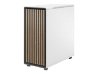 Fractal Design North - Mid Tower - Atx - Sidepanel Med Vindu (Herdet Glass) - Ingen Strømforsyning (Atx) - Kritthvit - Usb/Lyd