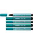 STABILO Pen 68 MAX - Felt-tip pen with thick chisel tip - turquoise blue