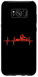 Coque pour Galaxy S8+ Trucker Heartbeat Truck Driver Heartbeat