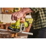 RYOBI - Scie multi-matériaux 18V ONE+ - diam. 85 mm x 15 mm + lames, 1 guide parallèle et 1 buse d'aspiration - R18MMS-0