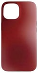 Coque pour iPhone 15 Rouge foncé bordeaux