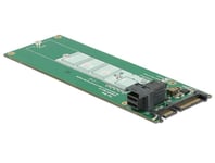 Delock Converter SATA 22 pin / SFF-8643 NVMe > 1 x M.2 NGFF Key M - grensesnittsadapter - M.2 Card - SAS 6Gb/s  SATA 6Gb/s