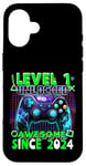 Coque pour iPhone 16 1e anniversaire Gamer 1 ans Jeu vidéo Anniversaire Gamer Garçons