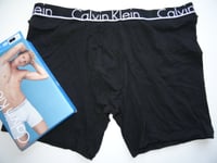 Genuine CALVIN KLEIN LARGE 36-38" 91-97cm Black CK Trunks Boxer Brief box6